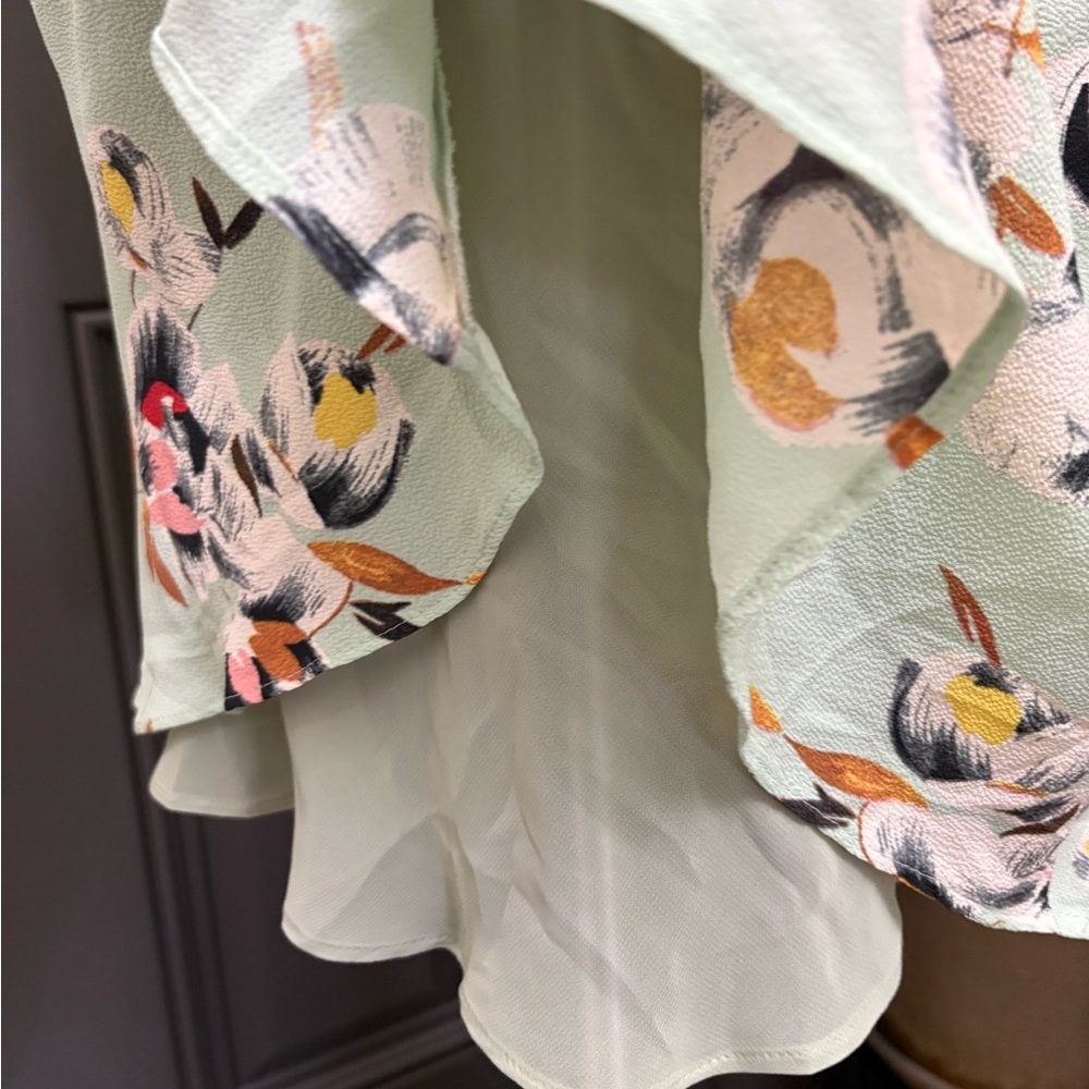 Lauren Ralph Lauren Black Label Floral Bubble Crepe Dress | Size 4 - Picture 8 of 11